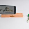 PCHWF1 Paperbirds Handmade Wooden Card & Mobile Phone Holder – Flowers or Pencil Slot Design