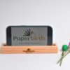 PCHWF2 Paperbirds Handmade Wooden Card & Mobile Phone Holder – Flowers or Pencil Slot Design
