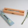 PCHWF4 Paperbirds Handmade Wooden Card & Mobile Phone Holder – Flowers or Pencil Slot Design