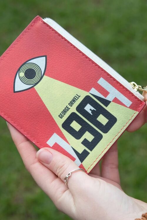1984RECP 1984 Book Vegan Leather Coin Purse Card Wallet