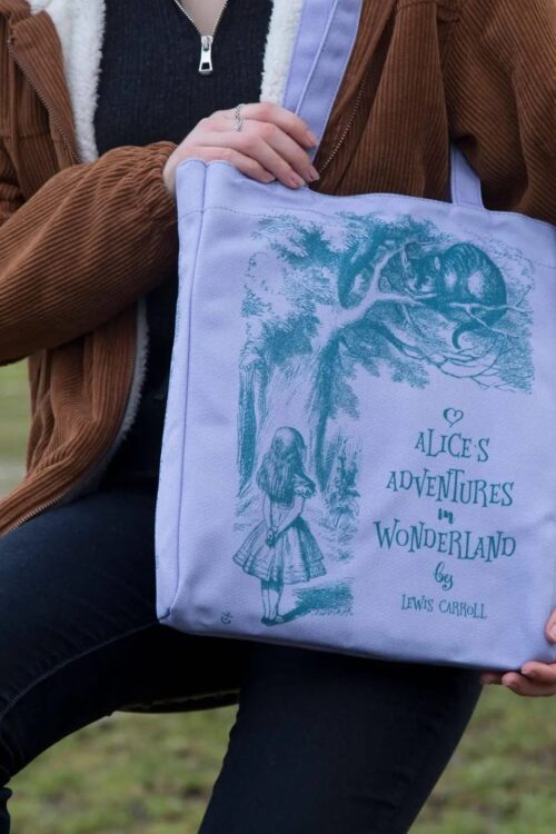 ALICPUTB Alice Original Purple Book Tote Bag