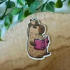 Capybara Friends Die Cut Sticker