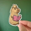 Capybara Friends Die Cut Sticker