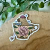 CAPTDCS2.jpeg Capybara Tea Die Cut Sticker