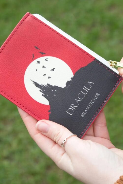 DRACMOCP Dracula Moon Red Book Coin Purse Wallet