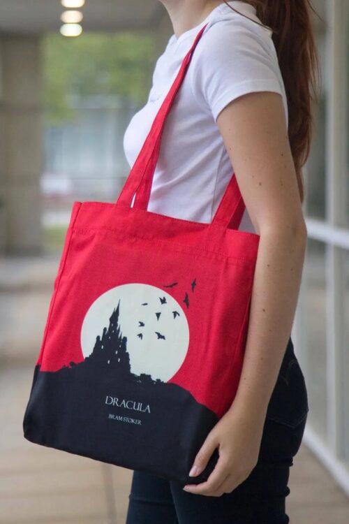 DRACMOTB Dracula Moon Book Tote College Bag