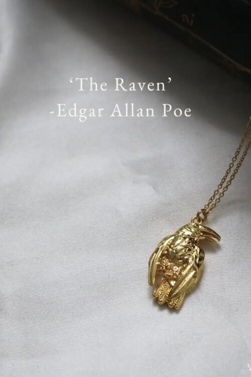 EDGARPN1 Edgar Allan Poe Bookish Pendant Necklace