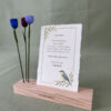 IMG_4483 Paperbirds Handmade Wooden Card & Mobile Phone Holder – Flowers or Pencil Slot Design