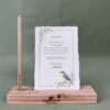 IMG_4487 Paperbirds Handmade Wooden Card & Mobile Phone Holder – Flowers or Pencil Slot Design
