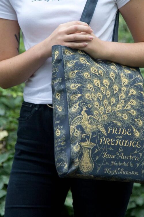 Pride And Prejudice Green Jane Austen Tote Bag