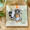 Raccoon Magnetic Bookmark