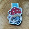Raccoon & Mushroom Magnetic Bookmark