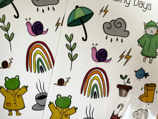 Rainy Days Sticker Sheet