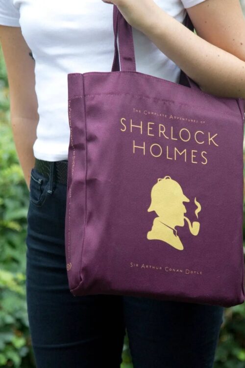 SHERSITB Sherlock Holmes Silhouette Tote Bag