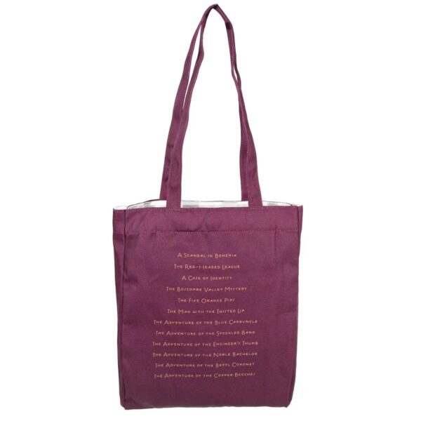 SHERSITB(2) Sherlock Holmes Silhouette Tote Bag
