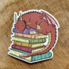 Sleeping Dragon Die Cut Sticker