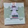 Spring Goat Magnetic Bookmark