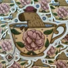 CAPTDCS.jpeg Capybara Tea Die Cut Sticker