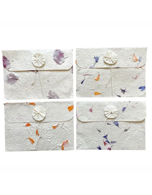 Envelope loktapaper with flowers (without card)
