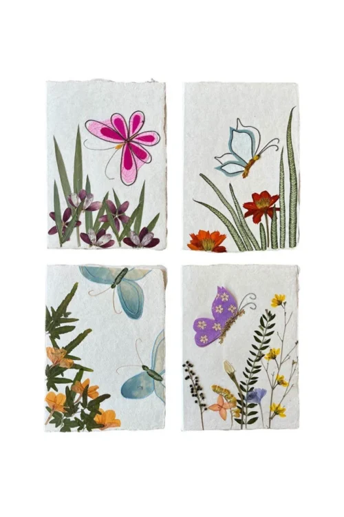 PN307 Card (and envelope) with butterflies