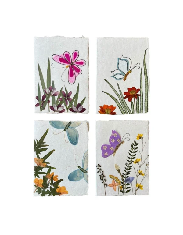 Card (and envelope) with butterflies