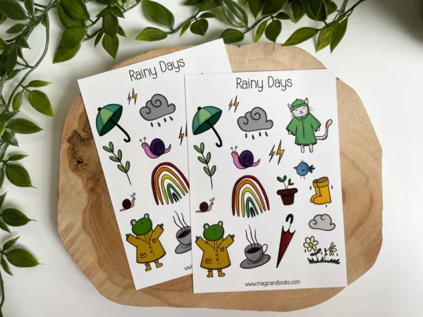 Rainy Days Sticker Sheet