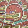 Sleeping Dragon Die Cut Sticker