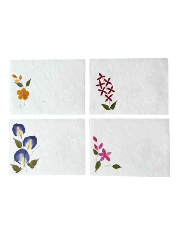 Envelope with flowers (and personal card)