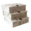 TH361 Keepsake Box, Closure String and Button Bougainville