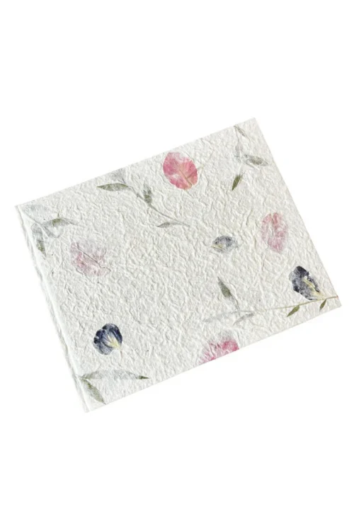 TH775 Guestbook mulberry flowerpaper