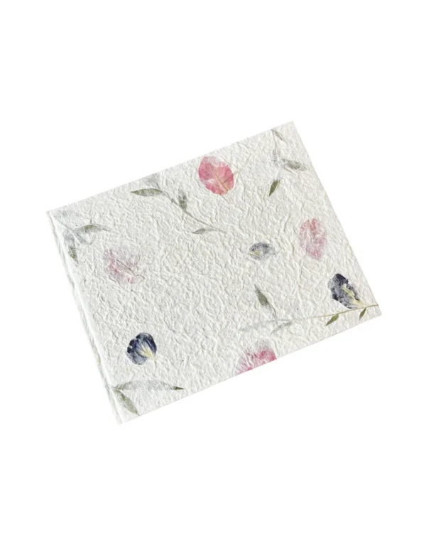 TH775 Guestbook mulberry flowerpaper