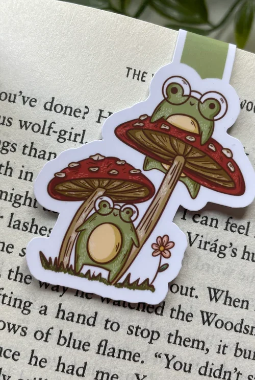 Frog Shenanigans Magnetic Bookmark