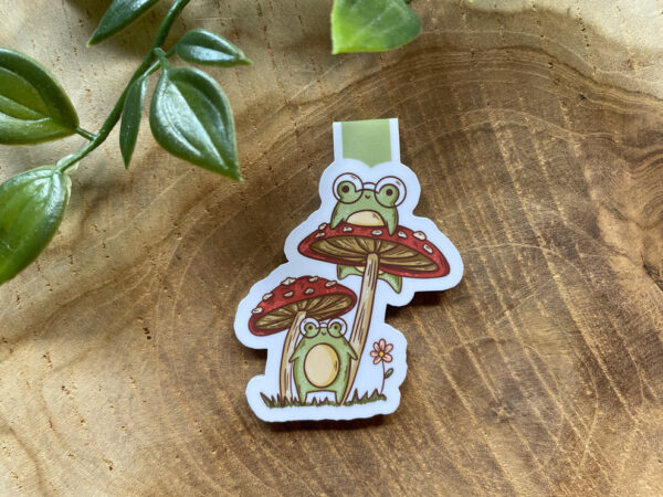 Frog Shenanigans Magnetic Bookmark