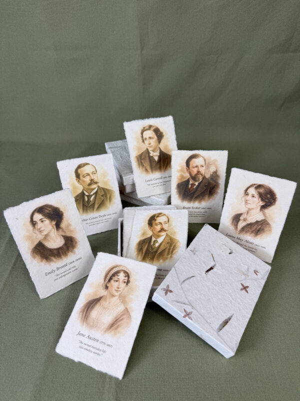 Paperbirds Portrait Card Set in Mulberry Box