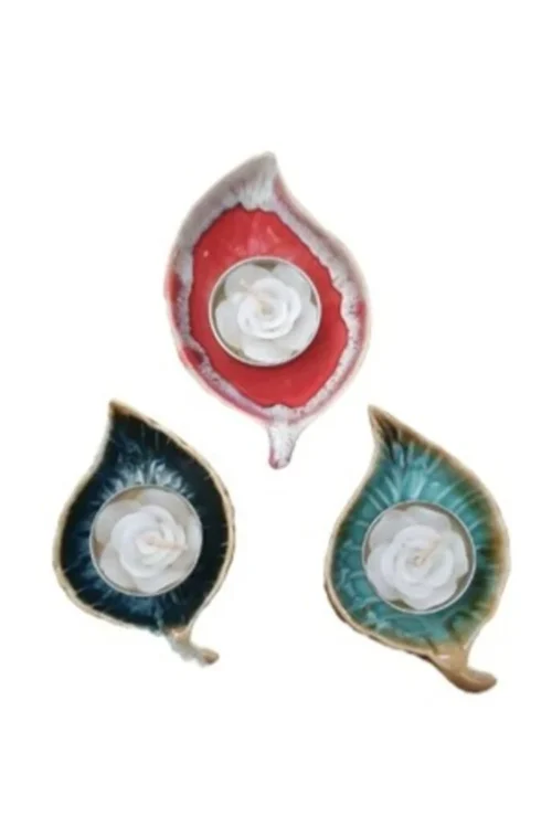 th145-porcelain-dish-with-tea-light Porcelain Dish with Tea Light