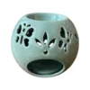 Porcelain Oil Burner, with Scented Oil