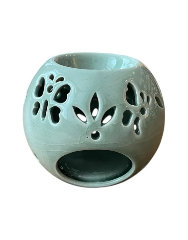 Porcelain Oil Burner, with Scented Oil