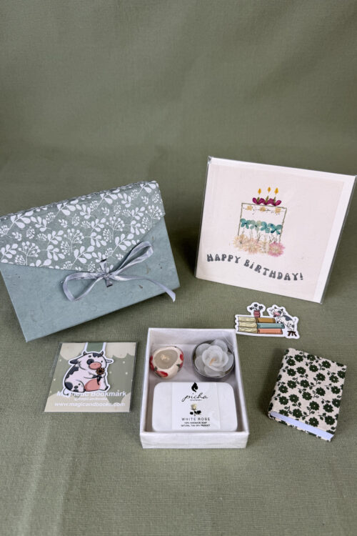 Birthday Little Treasures No. 10 – Botanical Cow Gift Set