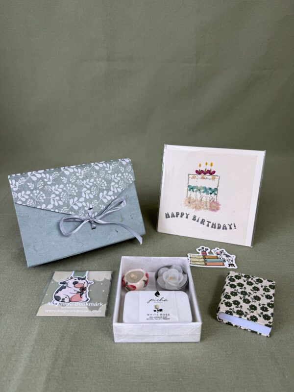 IMG_4979 Birthday Little Treasures No. 10 – Botanical Cow Gift Set