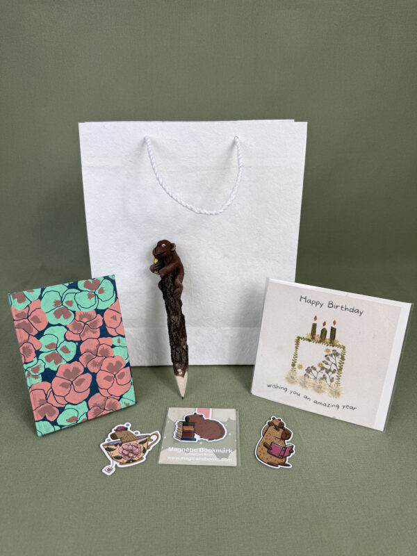 IMG_5013 Birthday Little Treasures No. 20 – Capybara Reading Gift Set